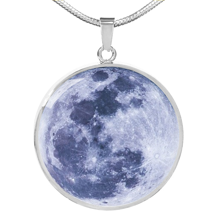 Tourmaline Stone Blue Moon Gold & Enamel Chain Necklace – EBRU JEWELRY